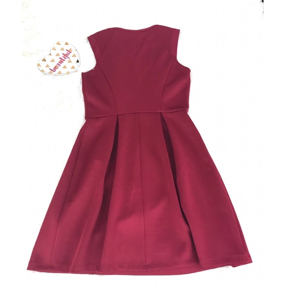 2 for $20 Sweet Storm burgundy sleeveless dress S - Picture 4 of 4